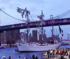 Mexican Navy Vessel Crashes into Brooklyn Bridge, 2 Killed and 22 Hurt in Astounding Seafaring Tragedy